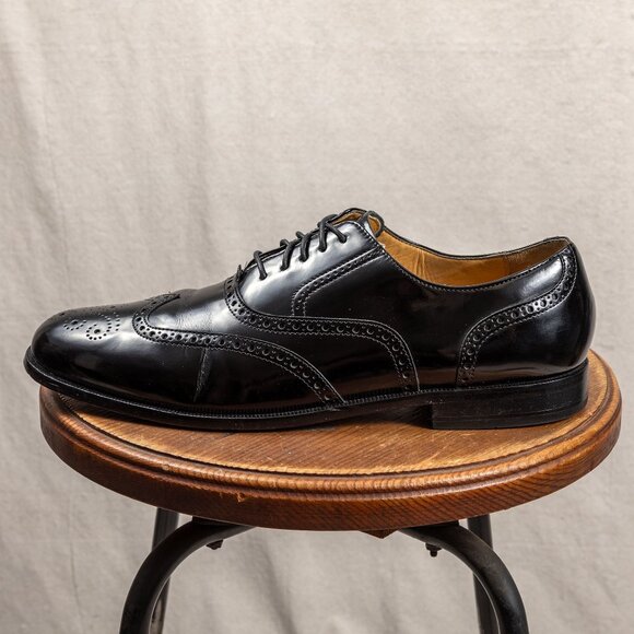 Cole Haan Other - Cole Haan Connolly Black Leather Wingtip Oxford Shoes Men's 13 D C07941